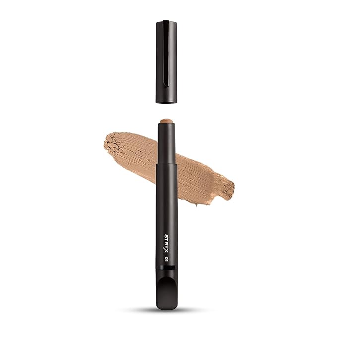Stryx Concealer Stick Tool for Men, Medium Mahogany - Natural Pigments Hides Imperfections, Acne, Razor Burns, Scars, & Rosacea - Highly Adaptable Shades for Easy, Undetectable Coverage