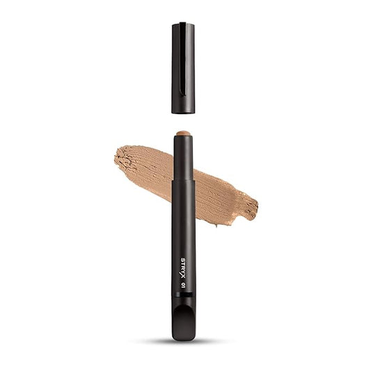 Stryx Concealer Stick Tool for Men, Medium Mahogany - Natural Pigments Hides Imperfections, Acne, Razor Burns, Scars, & Rosacea - Highly Adaptable Shades for Easy, Undetectable Coverage