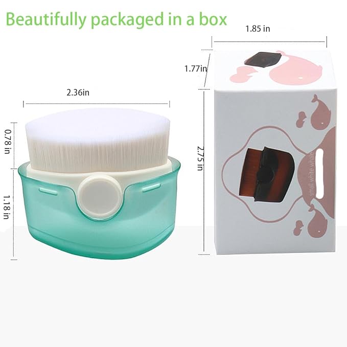 Sunscreen Applicator for Kids,2pcs Sunblock Buddy Brush Set, Toddler Beach Essentials, Covered Sun Lotion Applicator Sun Cream Brush