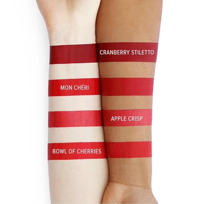 Beauty Bakerie Lip Whip Liquid Lipstick for Women, Waterproof Lip Gloss, Tint, Stain Long Lasting Hydrating Moisturizer, Matte or Metallic, 3.5mL, Mon Chéri