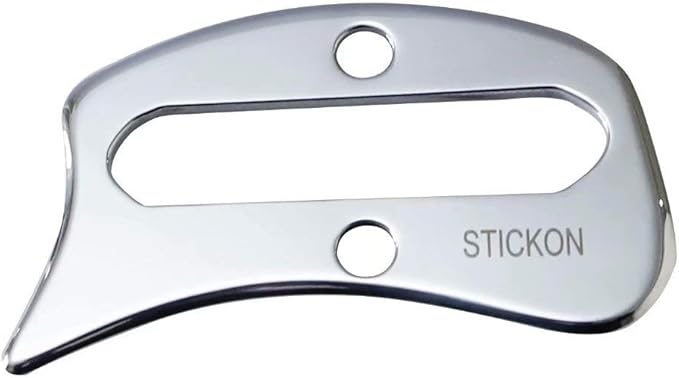 STICKON Stainless Steel Gua Sha Scraping Massage Tool IASTM Tools Great Soft Tissue Mobilization Tool (G Shape)