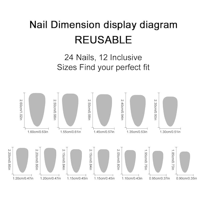 French Tip Press on Nails Short Almond Fake Nails Glossy Pearl False Nails with Heart Bow Charm Glue on Acrylic Nails Artificial Nails for Women Girls Manicure Art Decoration 24Pcs