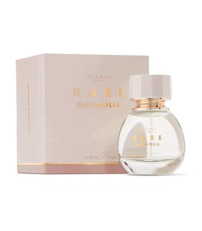 Victoria's Secret Bare Magnolia Eau de Parfum, Notes of Orange Flower, Wood & Vanilla Musk, Perfumes for Women (1.7 oz)