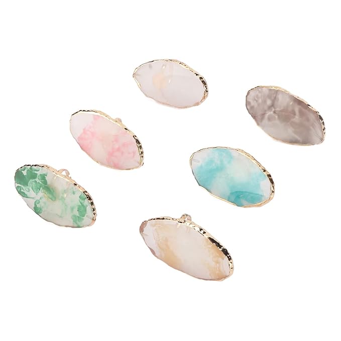 Nail Art Palette, 6pcs Wearable Soft Resin Nail