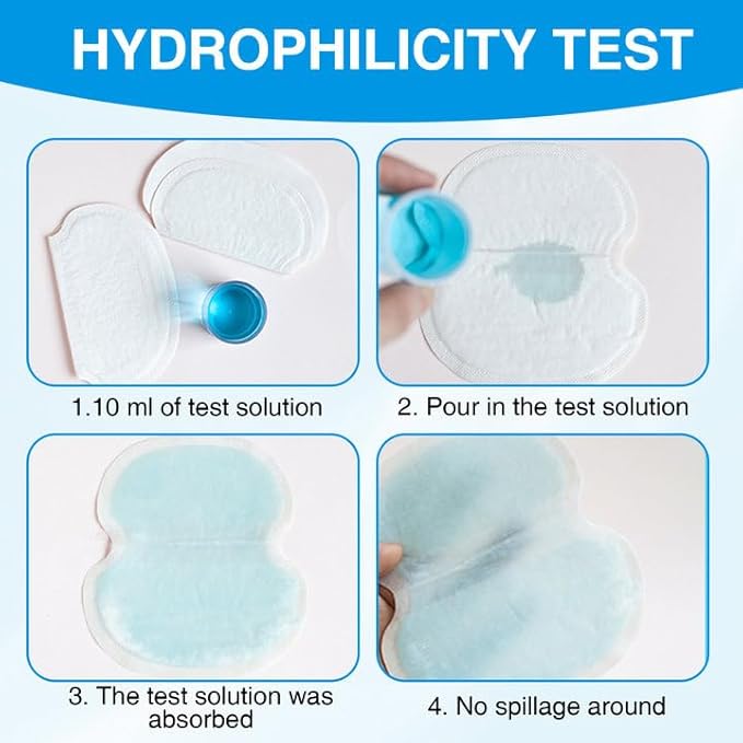 200PCS Underarm Sweat Pads for Women Men, Disposable Ultra-Absorbent Invisible Arm Pit Sweat Guards