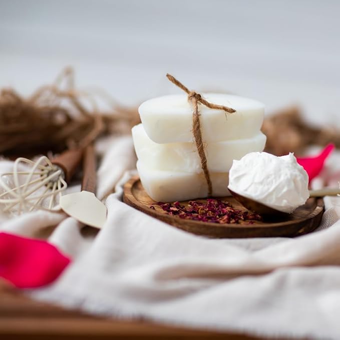 Rose-infused 100% Grass-Fed Whipped Tallow Balm-Organic Jojoba Oil, Rosehip Oil, Face and Body Moisturizer for Dry, Sensitive Skin, Eczema (ROSE-INFUSED)