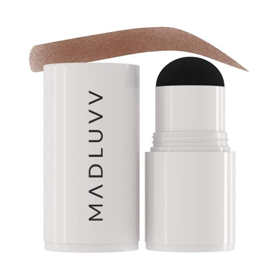 MADLUVV Brow Stamp Refill* - Color Stamp for Brows & Root Touch Up for Women & Men, Instantly Conceal Hair Loss, Grey Hair, Thinning Hair with Stain-Proof/Smudge-Proof Powder Formula (Auburn)