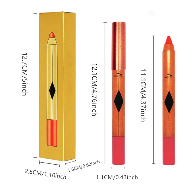 Dazzling Pink Lip Liner Pencil, Smooth Matte Lipstick Crayon with Lip Pencil Sharpener for Women, Velvet Smudge Proof Smudgeproof Waterproof No Transfer Makeup Forever Lipliner 506#