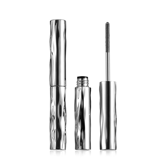 Iron Wand Mascara – Telescopic Tubing Mascara, Liquid Lash Extensions Effect, Waterproof & Long-Lasting, No Flaking, No Clumping, 3D Curling Wand for Bold, Defined Lashes (Black)