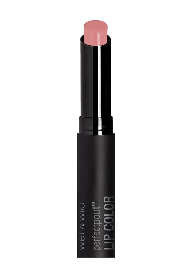 wet n wild Perfect Pout Lipstick, Peach No More Drama, Gluten-Free, Cruelty-Free, Lip Color (Pack of 2)
