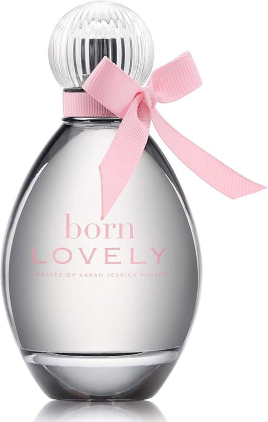 SJP Born Lovely Lush, Sweet, Elegant Amber Floral Eau De Parfum Spray Fragrance for Women - Mandarin, Peony, Honeysuckle, and Freesia - Intense, Long Lasting Scent - 1 oz