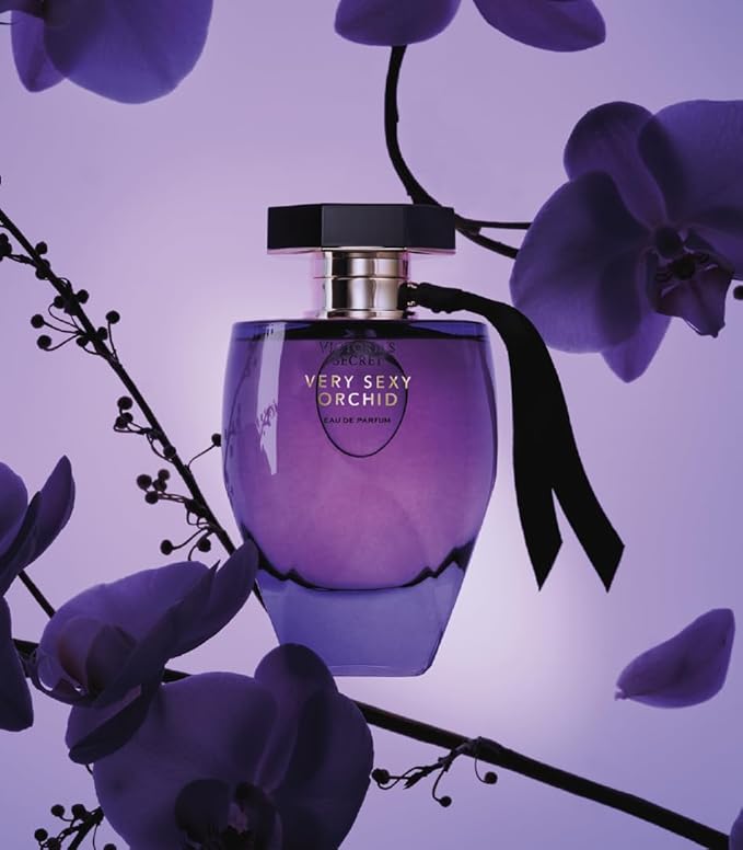 Victoria's Secret Very Sexy Orchid Eau de Parfum, Notes of Blackcurrant, Orris Woods & Sheer Patchouli, Perfumes for Women (3.4 oz)