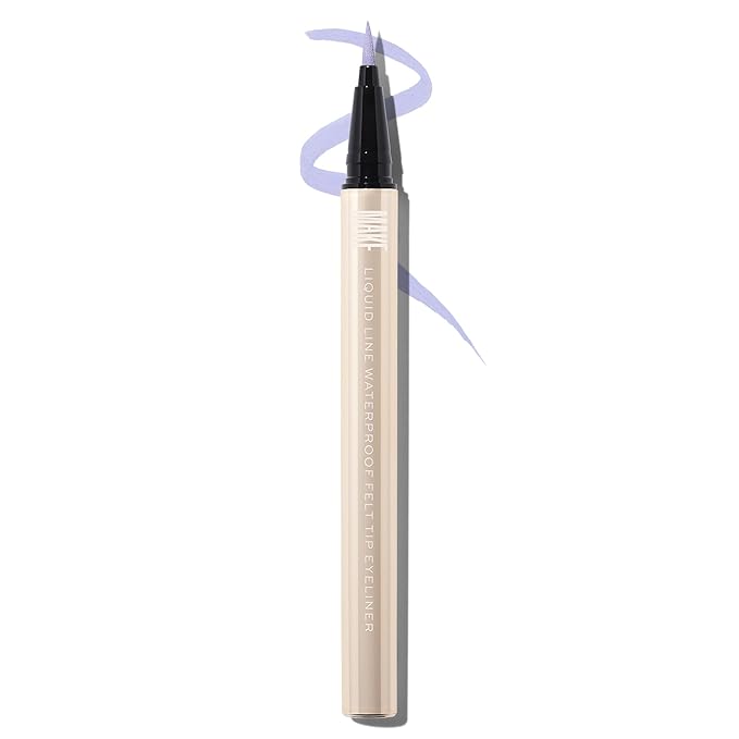 MAKE Beauty Smudge-Proof Felt Tip for Precise Application of Lines, Wings, and Graphics. Long Lasting Eye Liner, Liquid Line Waterproof Felt Tip Eyeliner - Purple Haze