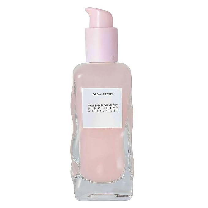 Glow Recipe Pink Juice Water Gel Face Moisturizer for Women, Men & Teens - Hydrating Hyaluronic Acid, Radiance Boosting, Non-Comedogenic, Oil-Free, Long-Lasting Korean Skin Care for Oily Skin (60ml)