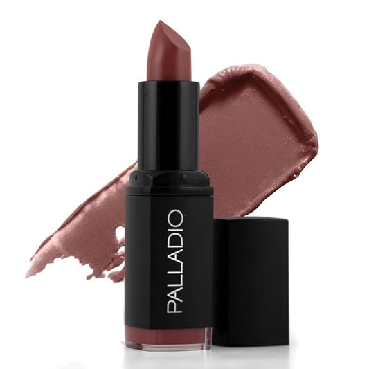 Palladio Herbal Matte Lipstick, Creamy and Full Coverage Long Lasting Matte Lipstick, Royal Rum