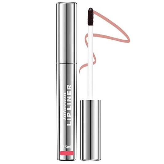 Peel Off Lip Liner Stain - Long-Lasting, Smudge-Proof, Waterproof Nude Matte Lip Tint, Non-Fading Peel Off Lip Color, Effortless Precision & Full Coverage, Vegan & Cruelty-Free, #2 Neutral Mauve