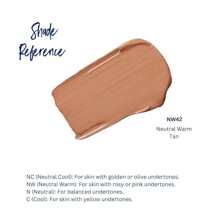 Best Bronze Bombshell Body Makeup - Tattoo Cover Up Makeup & Body Foundation Waterproof - Tattoo Concealer Waterproof for Scars, Varicose Veins Cover Up & Leg Foundation (NW42 Tan)