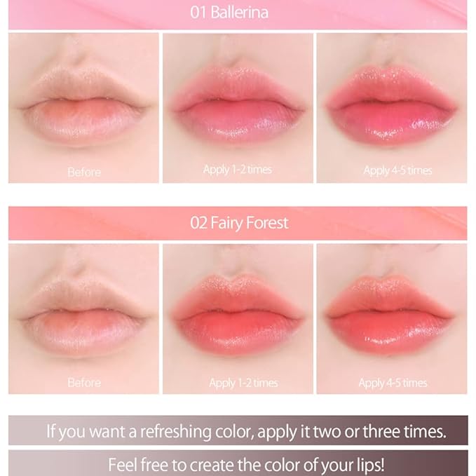 Sparkle Cute Changes Color Lip Balm color