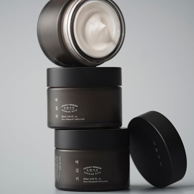 Rice Makgeolli Moisturizer | Made with Domestically Sourced Korean Rice | 60 ml (2.02 Fl Oz) | Korean Skin Care