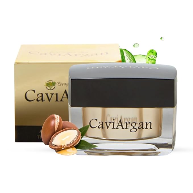 Essence Of Argan Caviargan Anti Aging Face Cream with Argan Oil, Matrixyl & Botanicals - Hydrating Face Moisturizer Wrinkle Cream - Anti-Aging Formulzza for Reducing Fine Lines and Dullness - 1 Fl Oz
