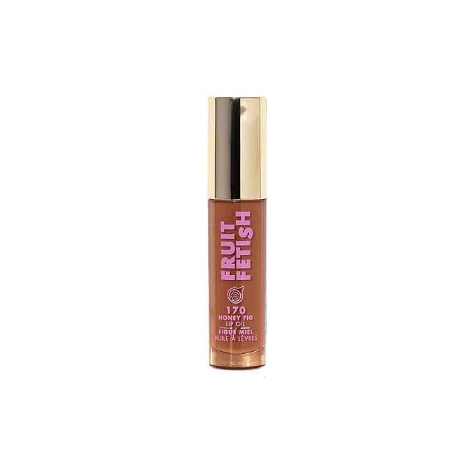 Milani Fruit Fetish Lip Oil with Vitamin E for Instant Hydration, Fruit Extract Infused Lip Treatment and Moisturizing Lip Gloss - Honey Fig