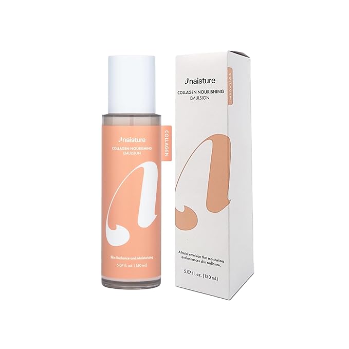 Naisture Collagen Emulsion Lightweight Face Moisturizer for Layering Hydration, & Skin Barrier Support