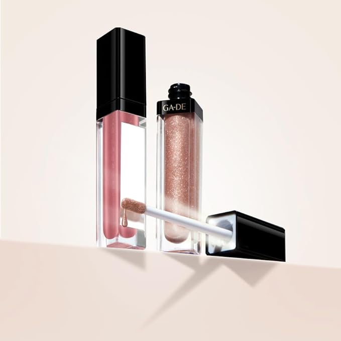 GA-DE Crystal Lights Lip Gloss, 800 - Enriched with Light-Reflecting Crystal Pearls - Smooth Silky, Rich Color - Moisturizes and Adds Shine - 0.2 oz