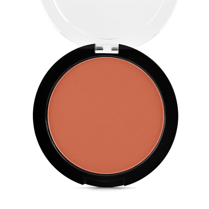 Palladio Matte Blush, Brushes onto Cheeks Smoothly, Soft Matte Look and Even Finish, Flawless Velvety Coverage, Effortless Blending Makeup, Flatters the Face, Convenient Compact, Tipsy