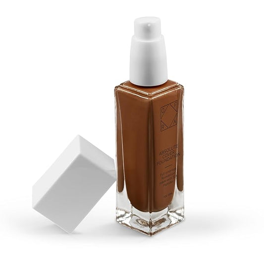 Absolute Cover Foundation #11 | Liquid Medium Coverage Foundation with Natural FInish | Oil-Free Face Makeup | Deepest Shade with Neutral Undertone | 1oz/30ml