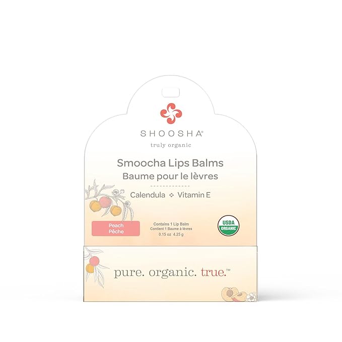 ORGANIC SMOOCHA ORGANIC LIP BALM Peach