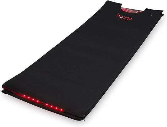 hooga Red Light Therapy Blanket, Full Body Near-Infrared Triple Chip LED Pod with Timer & Pulse Functionality, 2680 LEDs for Pain Relief, Energy Boost, Sleep Improvement, Muscle Recovery & Wellness