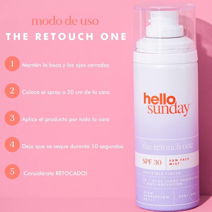 The Retouch One Sun Face Mist SPF 30 54 oz