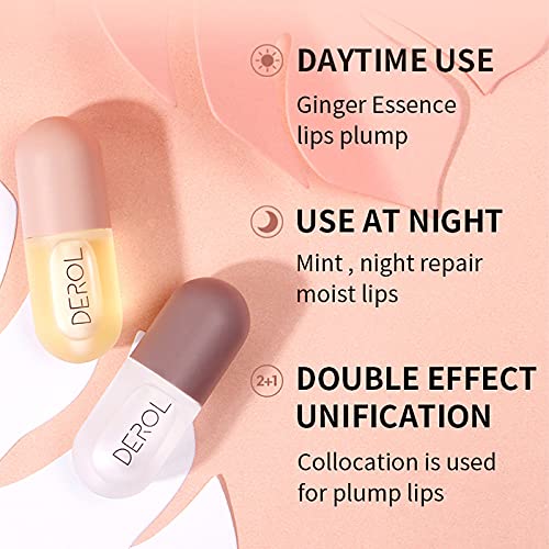 Lip Plumper,Derol Lip Plumper by NVYUE,Natural Fuller(2PCS)