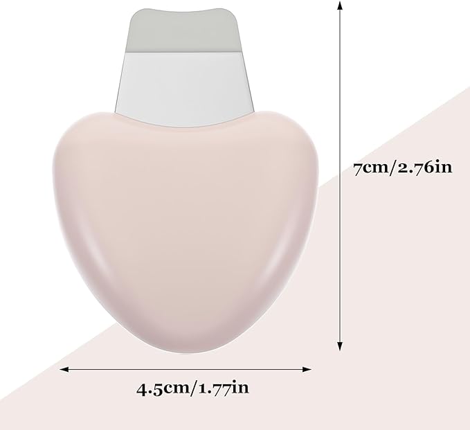 2 PCS Face Spatula Nose Scraper Blackhead Remover Scraper Stainless Steel Pore Cleaner Scrapers Facial Deep Cleansing Tool Skin Care Scrubber Tool for Women Men Birthday Gifts (Skin Color)