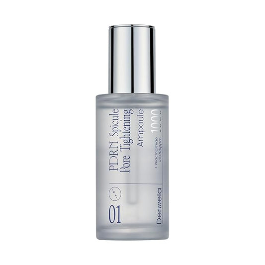 PDRN Spicule Ampoule 1.69 fl oz, Pore-Tightening Serum with 1000ppm Spicules, Centella & Hyaluronic Acid for Sensitive & Acne-Prone Skin | Home Derma Care Treatment, K-beauty Skincare