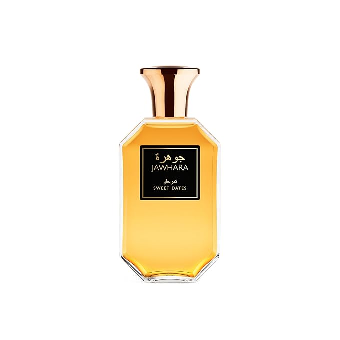 Jawhara Sweet Dates | Ambery Fruity Eau de Parfum 3.3 fl oz | Notes of Raspberry, Medjool Dates, and Rich Amber | Long Lasting | Everyday Wear | Travel Size
