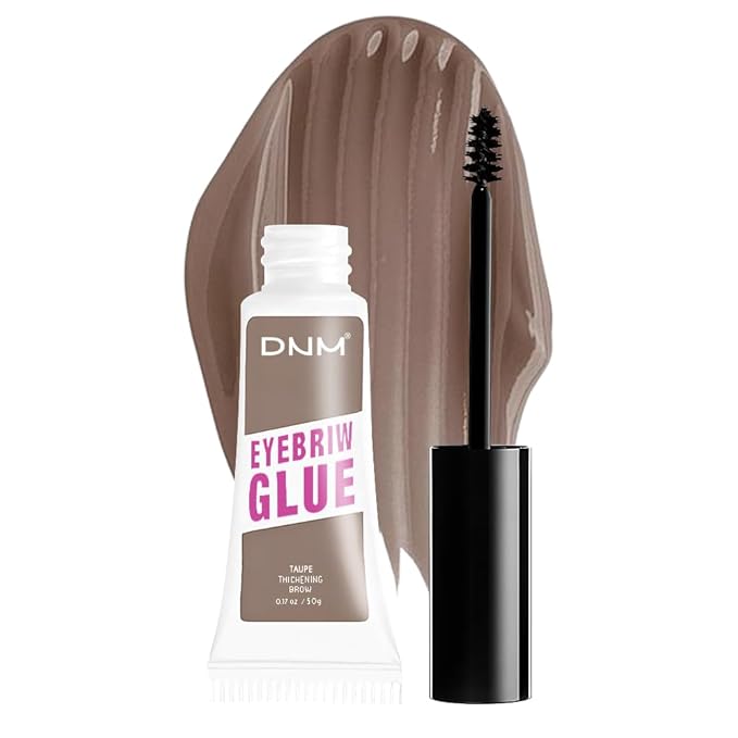 Kaely PROFESSIONAL MAKEUP Brow Glue, Tinted Eyebrow Gel, Eyebrow Mascara Waterproof, gel para cejas a prueba de agua, Eye Brow Fast Sculpt, Vegan & Cruelty-Free, 1Pcs-02 Taupe