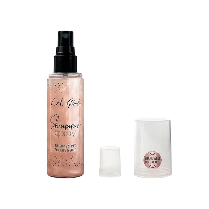 L.A. Girl Shimmer Spray Rose Gold, 2.7 Fl Oz (Pack of 3)
