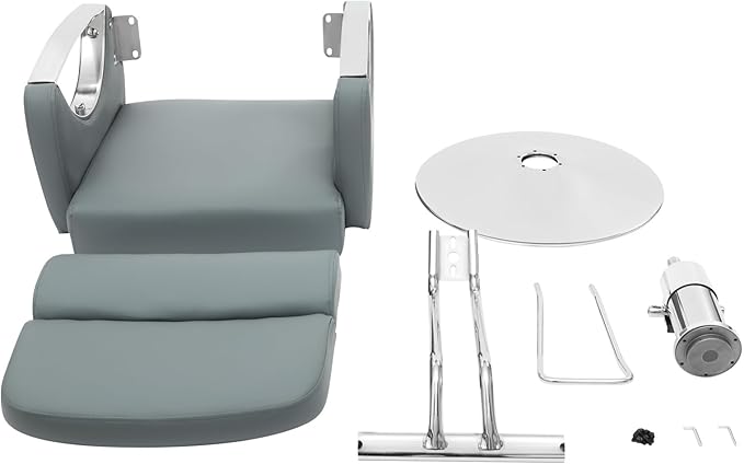 Barber Salon Chair, Salon Chairs for Hair Stylist,hair Chair with Heavy Duty Hydraulic Pump & Footrest, 360 Degrees Rolling Swivel Spa Beauty Equipment for Hair Stylist Women Man, 440 Lbs (Haze Blue)