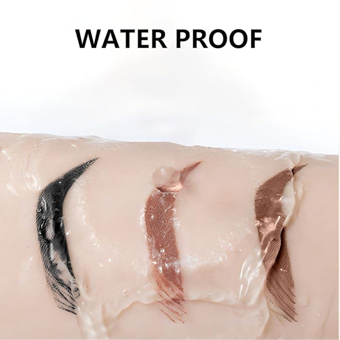 Brow Kit, Eyebrow Pomade,Eye Brow Contour Palette with Double-ended Eyebrow Brush, Full Defined Natural Brows, Long-Lasting Waterproof,03