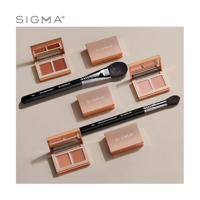 Sigma Beauty Spectrum Color-Correcting Duo – Color Correcting Cream for Concealing and Priming Skin, 2in1 Makeup Set with Buildable, Customizable Shades for all Skin Types (Dark to Deep)