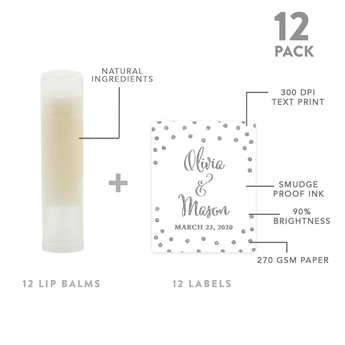 Andaz Press Personalized Bridal Shower Bachelorette Glitter