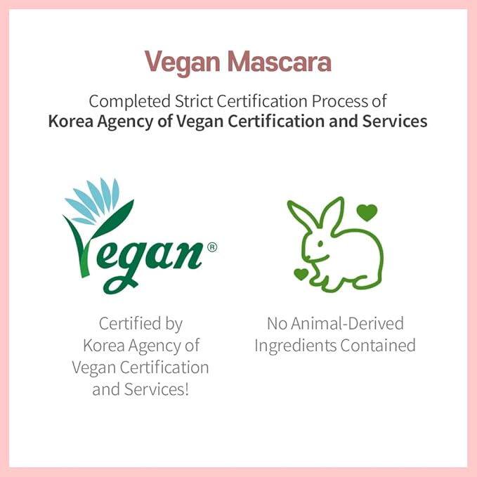 ETUDE Curl Fix Mascara, Lash Mascara, Strong Curl Up, Long-Lasting, Waterproof, Light-Weight, Korean Makeup, Beauty, Vegan Certified, Black (0.27 Fl Oz)