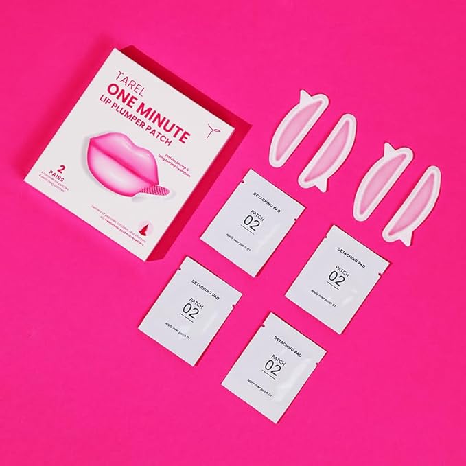 One Minute Lip Plumper Patch - Instant Lip Hydration Patch with Hyaluronic Acid & Collagen Microvector from Tarel Laboratory