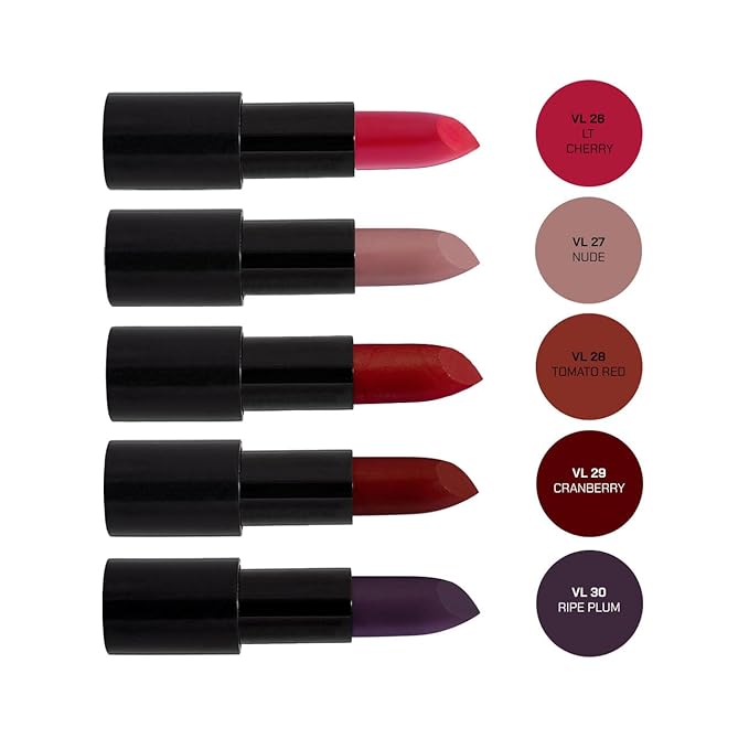 Radiant Professional Advanced Care Lipstick - Ultra Nourishing, Moisturizing Long Lasting Matte Lipstick With Vitamin E- UVA UVB Filters - VELVET (27 Nude)