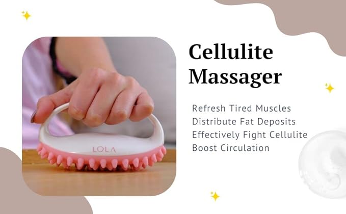 Silicone anti cellulite massager, body
