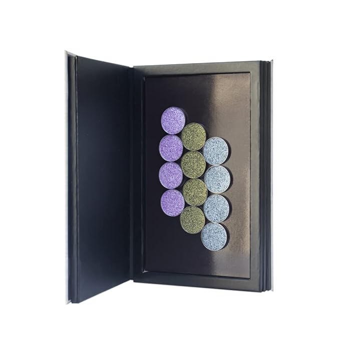 Strong 4-layers Empty magnetic palette book palette（White wood