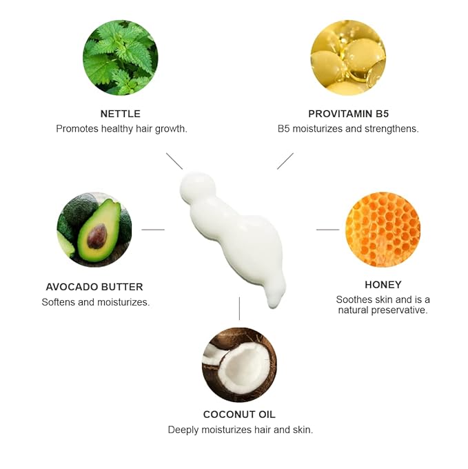 100% PURE Honey & Virgin Coconut Restorative Conditioner Moisturizer & Repair Replenishing Nutrient Boost for Dry Damaged Hair, Promotes Healthy Growth for Women & Men - Sulfate Free - 13 Fl Oz