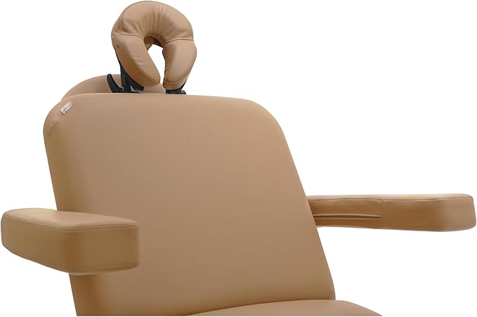 SKINACT Cleo Electric Spa Treatment Table, Facial Massage Bed ADA Compliant (Mocha)