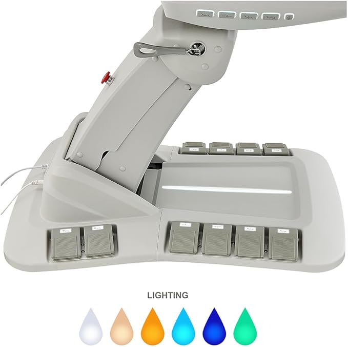 Dir Beauty Spa Medical Treatment Bed 4 Motor Electrical Facial Medical Spa Tables with Rotating Seat Aurora